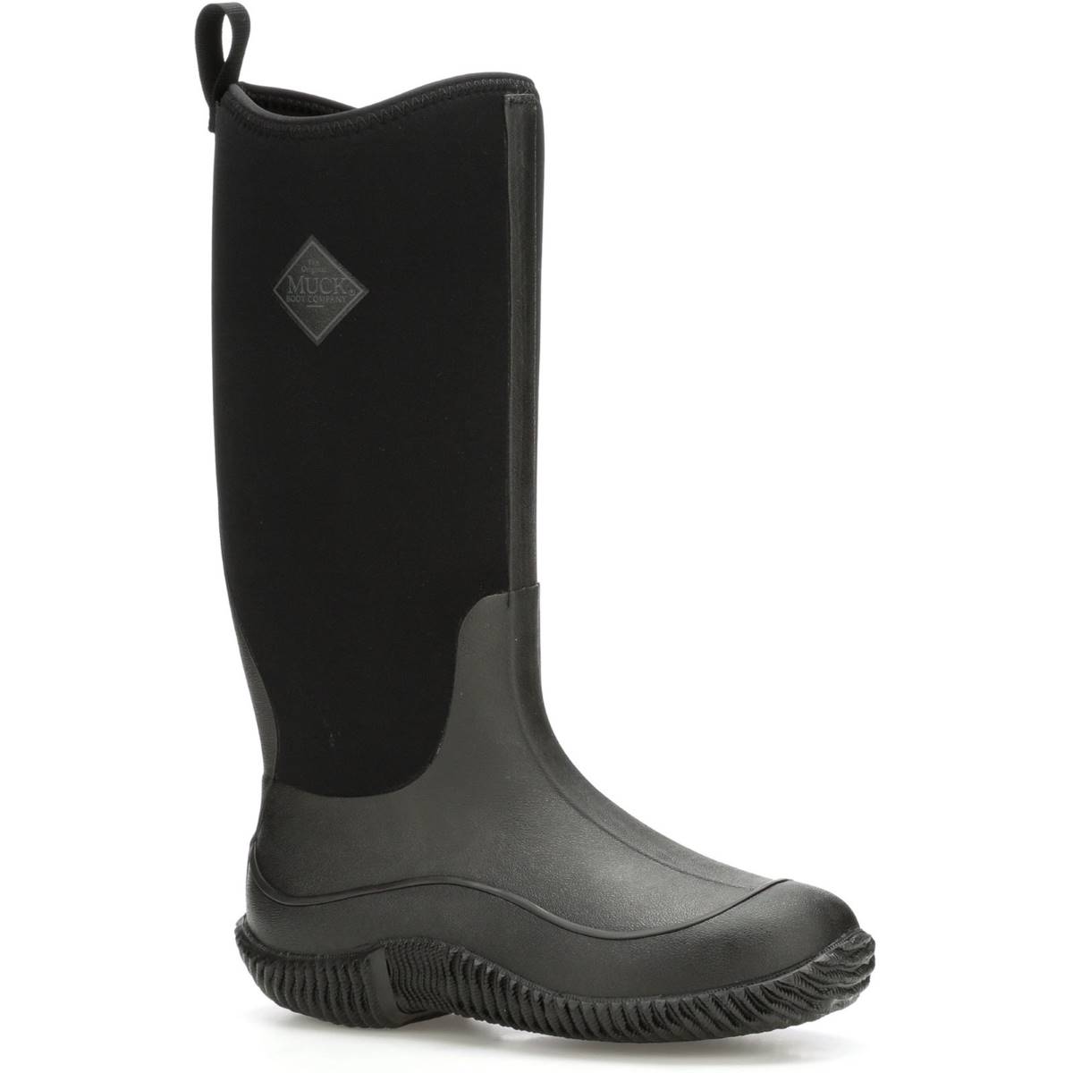 Muck Boots Hale Black Womens Wellingtons HAW-000 in a Plain Rubber in Size 5